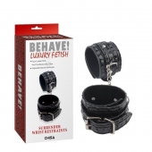 Черные наручники Surrender Wrist Restraints - Chisa - купить с доставкой в Новом Уренгое