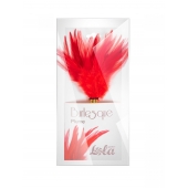 Красный перьевой тиклер Plume - 23 см. - Lola Lingerie - купить с доставкой в Новом Уренгое