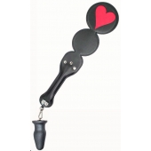 Шлёпалка  Черви  с анальным плагом - LOVETOY (А-Полимер) - купить с доставкой в Новом Уренгое