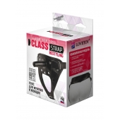 Черный пояс для насадок CLASS STRAP Restyling - LOVETOY (А-Полимер) - купить с доставкой в Новом Уренгое