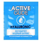Лубрикант на водной основе Active Glide с гиалуроновой кислотой - 3 гр. - Биоритм - купить с доставкой в Новом Уренгое