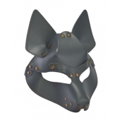 Серая маска Wolf с клепками - Sitabella - купить с доставкой в Новом Уренгое