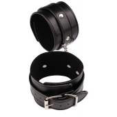 Черные оковы Classic Ankle Cuffs - Chisa - купить с доставкой в Новом Уренгое