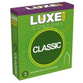 Гладкие презервативы LUXE Royal Classic - 3 шт. - Luxe - купить с доставкой в Новом Уренгое