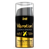 Жидкий интимный гель с эффектом вибрации Vibration! Vodka Energy - 15 мл. - INTT - купить с доставкой в Новом Уренгое