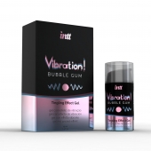 Жидкий интимный гель с эффектом вибрации Vibration! Bubble Gum - 15 мл. - INTT - купить с доставкой в Новом Уренгое