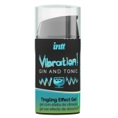 Жидкий интимный гель с эффектом вибрации Vibration! Gin   Tonic - 15 мл. - INTT - купить с доставкой в Новом Уренгое
