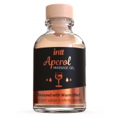 Массажный гель с согревающим эффектом Aperol - 30 мл. - INTT - купить с доставкой в Новом Уренгое