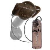 Дымчатый вибростимулятор головки пениса Dual Vibrating Head Teaser - Pipedream - в Новом Уренгое купить с доставкой
