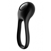 Черное эрекционное виброкольцо Majestic Duo - Satisfyer - в Новом Уренгое купить с доставкой