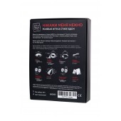 Фиолетовый набор БДСМ «Накажи меня нежно» с карточками - Штучки-дрючки - купить с доставкой в Новом Уренгое