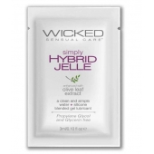 Гель-лубрикант на водно-силиконовой основе Simply Hybrid Jelle - 3 мл. - Wicked - купить с доставкой в Новом Уренгое