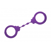 Фиолетовые силиконовые поножи Limitation - Lola Games - купить с доставкой в Новом Уренгое