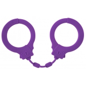 Фиолетовые силиконовые поножи Limitation - Lola Games - купить с доставкой в Новом Уренгое