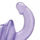 Фиолетовый безремневой страпон Strapless Strap-On - Lux Fetish - купить с доставкой в Новом Уренгое