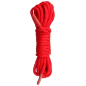 Красная веревка для связывания Nylon Rope - 5 м. - Easy toys - купить с доставкой в Новом Уренгое