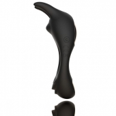 Черное эрекционное кольцо с двумя моторами Zeus Dual Vibe Cock Ring - FeelzToys - в Новом Уренгое купить с доставкой