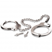 Металлические наручники Metal Leg Cuffs - Pipedream - купить с доставкой в Новом Уренгое