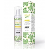 Разогревающее массажное масло Gourmet Spearmint Organic с органическими ингредиентами - 50 мл. - Exsens - купить с доставкой в Новом Уренгое