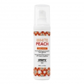 Разогревающее массажное масло Gourmet White Peach Organic с органическими ингредиентами - 50 мл. - Exsens - купить с доставкой в Новом Уренгое