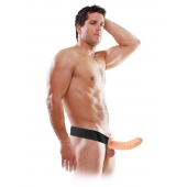 Полый страпон 8  Hollow Strap-On телесного цвета - 19 см. - Pipedream - купить с доставкой в Новом Уренгое