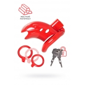 Красный мужской пояс верности из пластика - ToyFa - купить с доставкой в Новом Уренгое