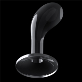 Прозрачный стимулятор простаты Flawless Clear Prostate Plug - 15 см. - Lovetoy - в Новом Уренгое купить с доставкой