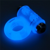 Голубое, светящееся в темноте эрекционное виброкольцо Lumino Play Vibrating Penis Ring - Lovetoy - в Новом Уренгое купить с доставкой