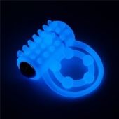 Голубое, светящееся в темноте виброкольцо Lumino Play Vibrating Penis Ring - Lovetoy - в Новом Уренгое купить с доставкой