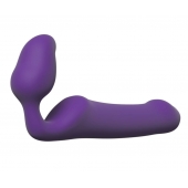 Фиолетовый безремневой страпон Queens L - Adrien Lastic - купить с доставкой в Новом Уренгое