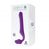 Лиловый безремневой страпон Queens M - Adrien Lastic - купить с доставкой в Новом Уренгое