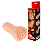 Телесный реалистичный мастурбатор в виде вагины - Bior toys - в Новом Уренгое купить с доставкой