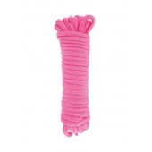 Розовая веревка для связывания Sweet Caress Rope - 10 метров - Sweet Caress - купить с доставкой в Новом Уренгое