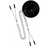 Регулируемые зажимы для сосков Sweet Caress Nipple Chain - Sweet Caress - купить с доставкой в Новом Уренгое
