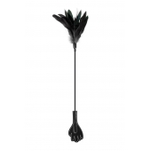 Двусторонний стек-щекоталка Sweet Caress Feather Whip - 58 см. - Sweet Caress - купить с доставкой в Новом Уренгое