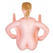 Надувная секс-кукла с реалистичной головой и поднятыми ножками - ToyFa - в Новом Уренгое купить с доставкой Надувная секс-кукла с реалистичной головой и поднятыми ножками - ToyFa - в Новом Уренгое купить с доставкой