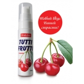 Гель-смазка Tutti-frutti с вишнёвым вкусом - 30 гр. - Биоритм - купить с доставкой в Новом Уренгое