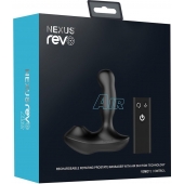 Черный вибратор-ротатор для стимуляции простаты Nexus Revo Air - Nexus Range - в Новом Уренгое купить с доставкой