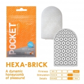 Карманный мастурбатор HEXA-BRICK - Tenga - в Новом Уренгое купить с доставкой