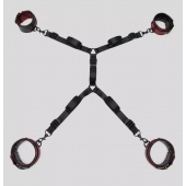 Изысканный набор фиксаций на кровати Reversible Under Mattress Restraint Set - Fifty Shades of Grey - купить с доставкой в Новом Уренгое