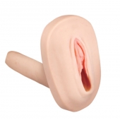 Мастурбатор-вагина с вибрацией и выносным пультом управления REALSTUFF SMOOTH   BALD - Dream Toys - в Новом Уренгое купить с доставкой