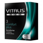 Контурные презервативы VITALIS PREMIUM comfort plus - 3 шт. - Vitalis - купить с доставкой в Новом Уренгое