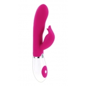 Розовый вибратор Felix с клиторальным стимулятором - 21 см. - Baile купить в Новом Уренгое с доставкой в Orgasmix.ru Розовый вибратор Felix с клиторальным стимулятором - 21 см. - Baile