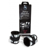 Серо-черные наручники Totally His - Fifty Shades of Grey - купить с доставкой в Новом Уренгое