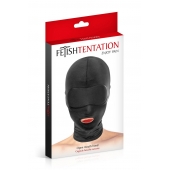 Сплошная маска на голову с прорезью для рта - Fetish Tentation - купить с доставкой в Новом Уренгое