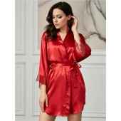 Короткий пеньюар с кружевной отделкой - Felisse купить с доставкой