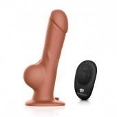 Реалистичный страпон с радиоуправлением Remote Control Realistic - 21 см. - Pegasus - купить с доставкой в Новом Уренгое