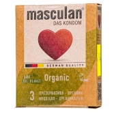 Экологически чистые презервативы Masculan Organic - 3 шт. - Masculan - купить с доставкой в Новом Уренгое Экологически чистые презервативы Masculan Organic - 3 шт. - Masculan - купить с доставкой в Новом Уренгое