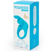 Голубое эрекционное виброкольцо Happy Rabbit Rechargeable Rabbit Cock Ring - Happy Rabbit - в Новом Уренгое купить с доставкой
