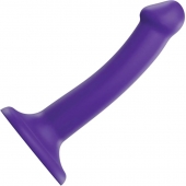 Фиолетовый фаллоимитатор-насадка Strap-On-Me Dildo Dual Density size S - 17 см. - Strap-on-me - купить с доставкой в Новом Уренгое